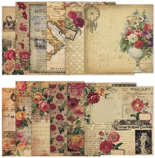 Vintage Scrapbook Paper 12 ×12 by iKammo