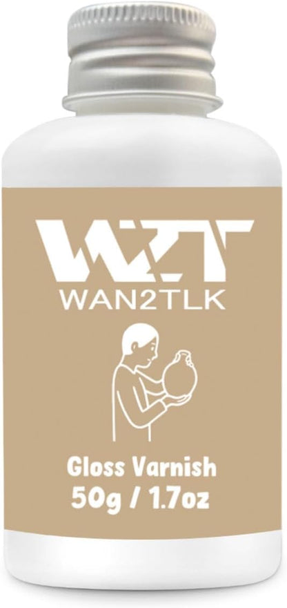 50ml Air Dry Clay Glaze & Varnish by WAN2TLK