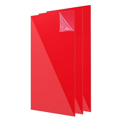 uxcell 3Pcs Acrylic Sheets 12x8 Inch Acrylic Panel 1/8 Inch-3mm Plastic Board by uxcell