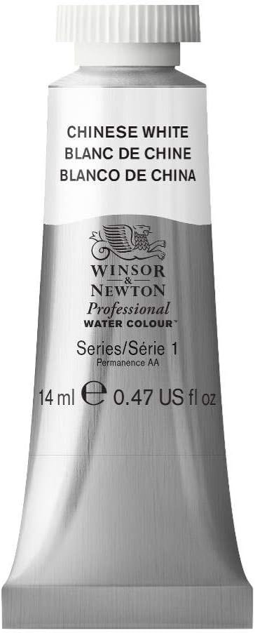 Winsor & Newton Professional Water Colour Paint, 0.47-oz Tube, Chinese White by WinsorNewton