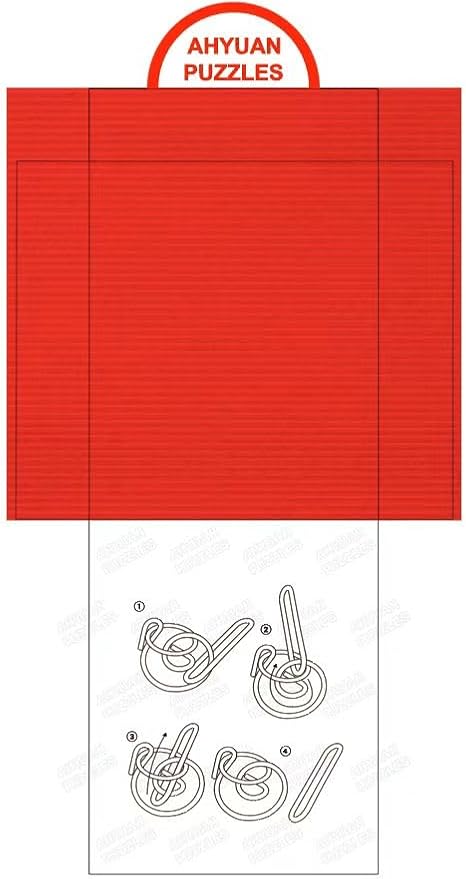 AHYUAN 24 Packs Large Metal Puzzles Brain Teaser IQ Wire Puzzles - Image 2