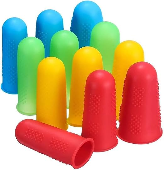 3Pcs Silicone Finger Protector for Hot Glue Gun for Hot Glue, Rosin Wax by JJLFresheners