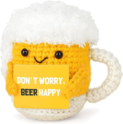 Beer Cup Pin Cushion, Handmade Knitted Pincushions, Cute Pin Cushions Needle by Wanshui
