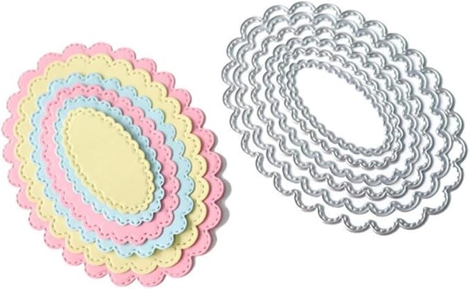 Mvchifay Cutting Dies for Card Making Metal Die-Cuts Scrapbooking Tool Hollow - Image 4
