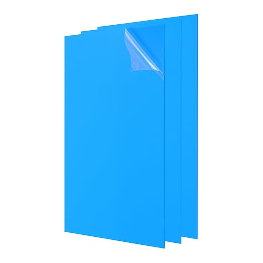 uxcell 3Pcs Acrylic Sheets 12x6 Inch Acrylic Panel 1/8 Inch-3mm Plastic Board by uxcell