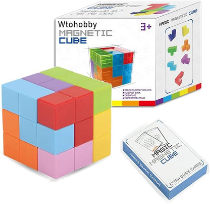 Magnetic Soma Cube Block- Children's Educational Toys Magnetic Tiles - Image 6