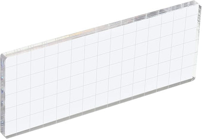 PATIKIL 6" x 3" Acrylic Stamp Block by PATIKIL
