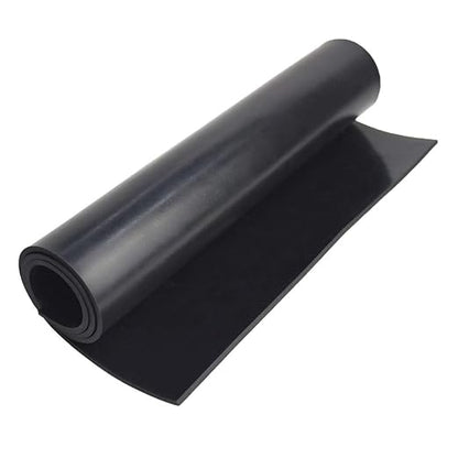 DOBTIM Neoprene Rubber Sheet Rolls 1/8" Thick X 12" Wide X 24'' Long, Solid by DOBTIM