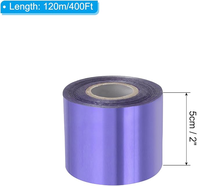 PATIKIL 2"x400Ft Hot Stamping Foil Paper, Heat Transfer Hot Stamping Paper Foil - Image 2