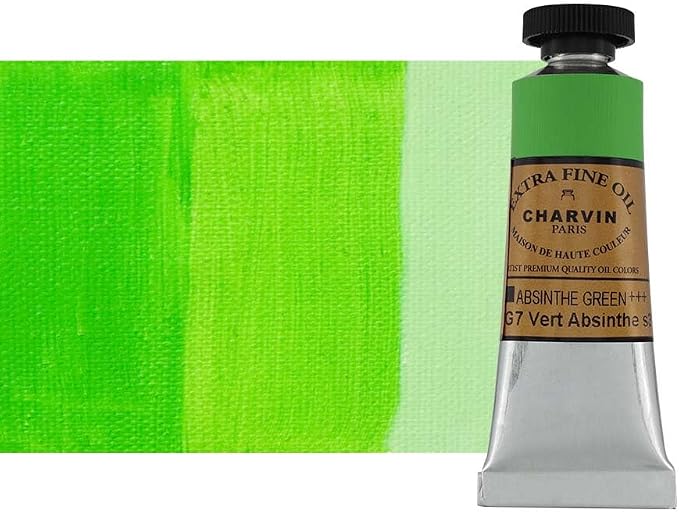 Charvin Extra Fine Oil Paint, Absinthe Green 20 ml by Unknown