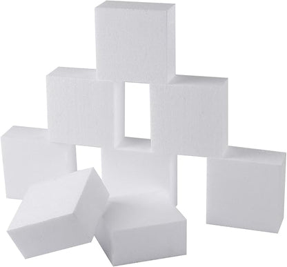 AMZQNART 8 Pack Crafts Foam Blocks, Flower Arrangements, School and Home DIY. by AMZQNART