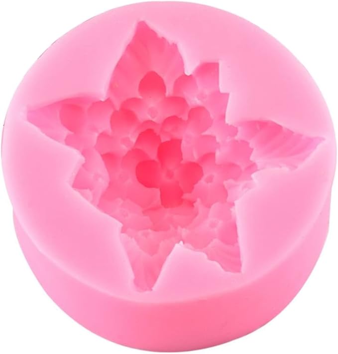 Lilac Fondant Silicone Mold Flower Chocolate Cake Candy Baking Mold Candle Soap - Image 7