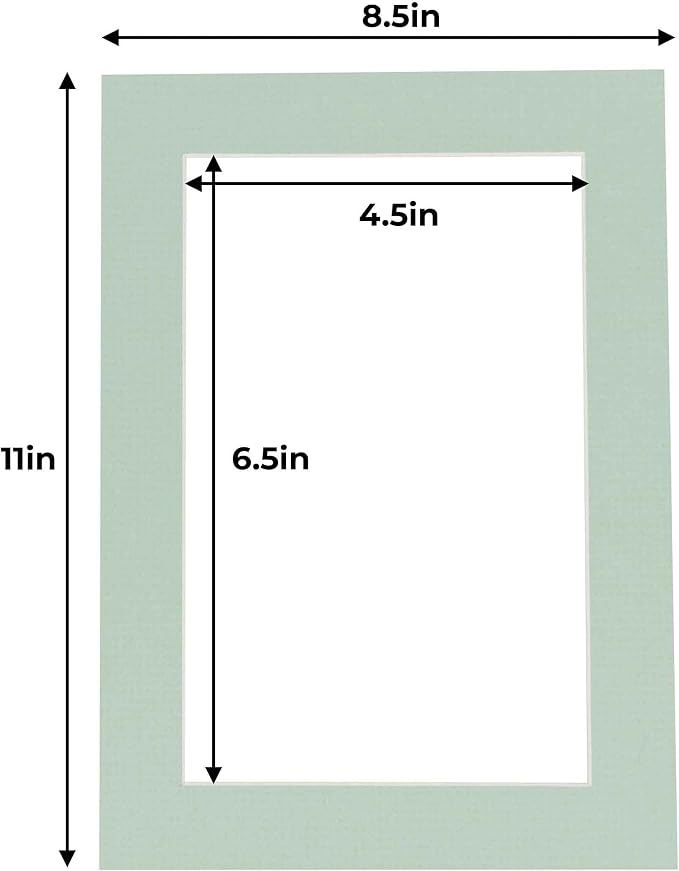 5x7 Mat for 8.5x11 Frame - Image 3