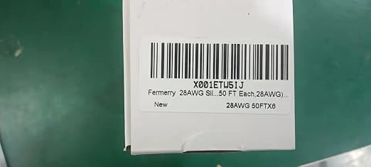 Fermerry 28 AWG Stranded Wire Spool 50ft Each 6 Colors Flexible 28 Gauge - Image 12