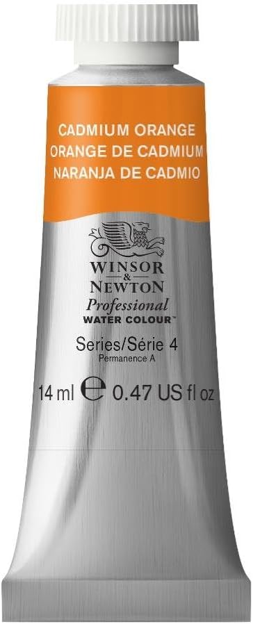 Winsor & Newton Professional Watercolor, 14ml Tube, Cadmium Orange by WinsorNewton