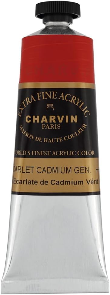 Charvin Extra Fine Professional Artist Acrylic Paint Colors, 150ml Cadmium by Unknown