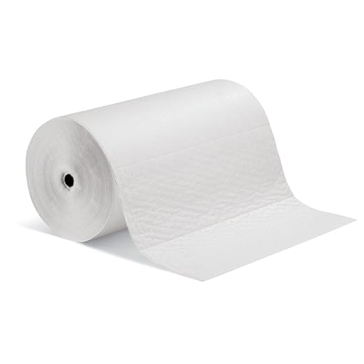PIG Oil Mat - Oil-Only Absorbent Mat Roll - 1 Roll - 30" x 200' Roll - Absorbs by NewPig