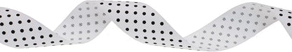 Polka Dot Grosgrain Ribbon 25 Yard Each Roll 100% Polyester - Image 2