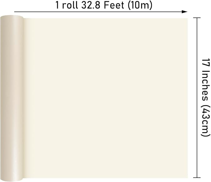 NESCCI Off White Matte Wrapping Paper, Solid Color Pearly-Lustre Paper - Image 2