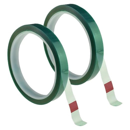 HAHIYO Clear Green 0.5Inch 2Rolls Floral Tape Waterproof Florist Tape Flower by HAHIYO