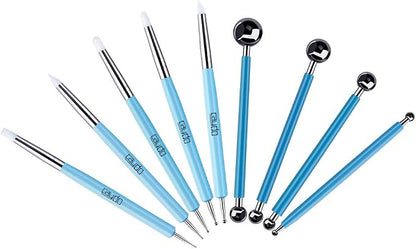 Caydo 9 Pieces Stylus Tools, 5 Pieces 2 Way Total 10 Different DIY Silicone and - Image 2