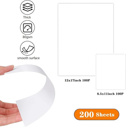 Sketch Drawing Paper 12 * 17in & 8.5 * 11in Art Craft Paper - Image 2