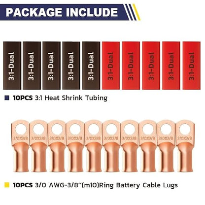 haisstronica 10pcs 3/0 AWG - Image 4