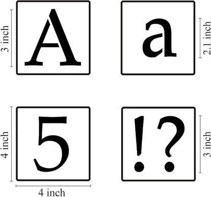3 Inch Alphabet Letter Stencils - Image 6