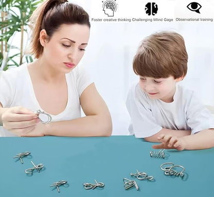 Metal Wire Puzzle Set of 24 - Image 2