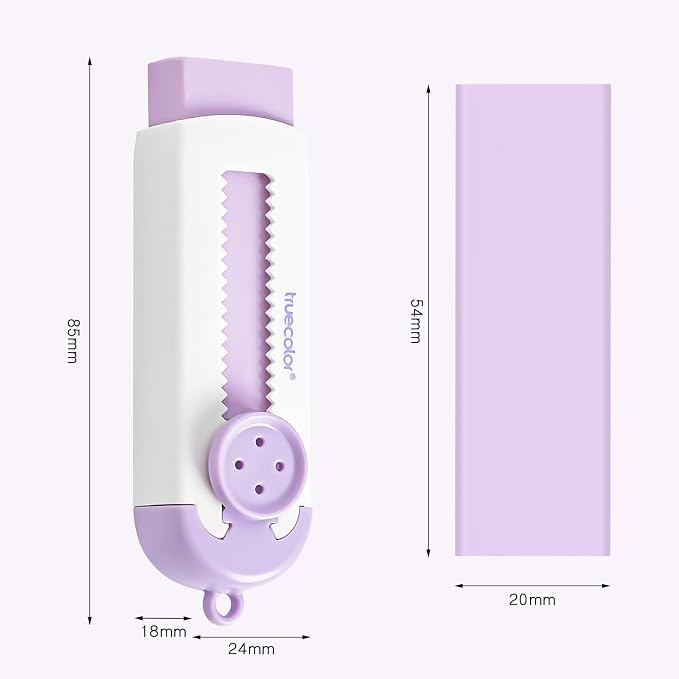 Retractable Eraser, Erasers for Pencils - Image 2