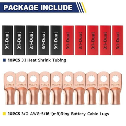 haisstronica 10pcs 3/0 AWG - Image 4