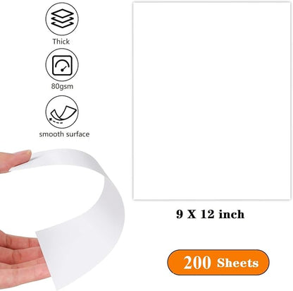 9"x12" Sketching Drawing Paper for Kids Toddlers Art Craft Supplies - Image 2