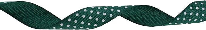 Polka Dot Grosgrain Ribbon 25 Yard Each Roll 100% Polyester - Image 2
