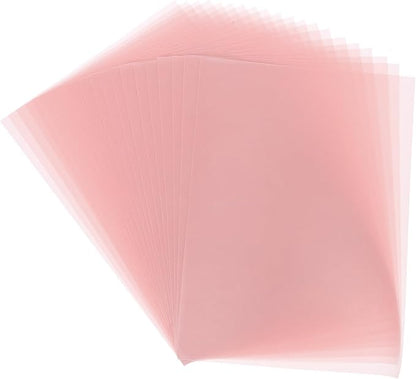 MECCANIXITY Colored Vellum Paper, 20 Sheet Light Pink Transparency 11.7 x 8.2 by MECCANIXITY