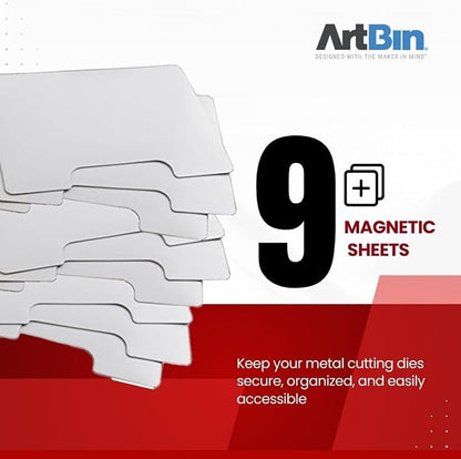 ArtBin 6979AA Magnetic Die Sheet Set 9-Pack, Die Organizers, Magnetic Organizer - Image 2