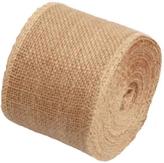 Burlap Ribbon 2" x 15 Yards Natural Jute 2 Inch 5yards 3 Rolls - Image 2