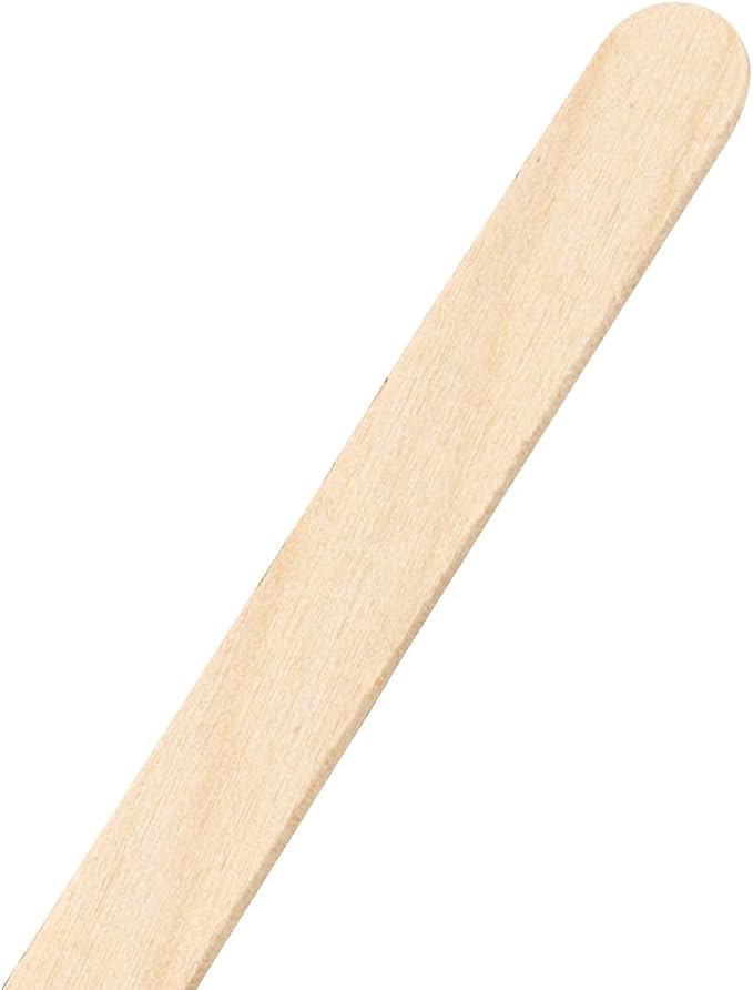 3000 Pieces Wood Craft Sticks, 4.5 Inch, Natural Color, Ice Cream Wooden Sticks - Image 3