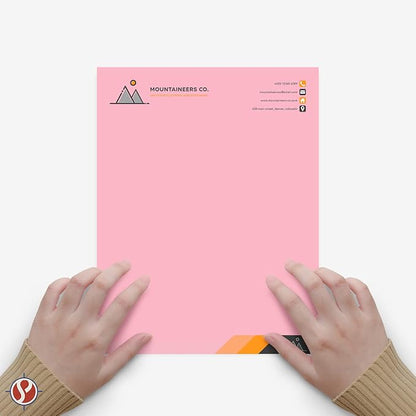 8.5 x 11" Pink Color Paper Smooth, - Image 3