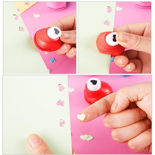 Scrapbook Paper Punch and Decorative Scissors, Qtopun 6 Pcs Creative Scissors - Image 5