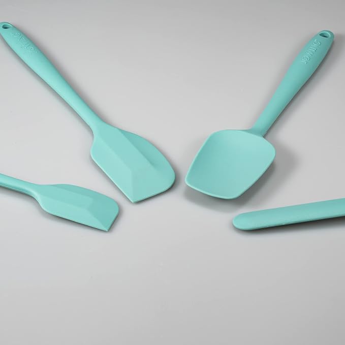 4 Piece Silicone Spatula Set, Flexible Heat Resistant Non-scratch Baking - Image 4