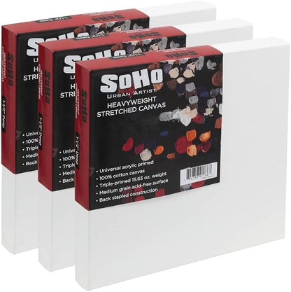SoHo Urban Artist, 6x6 Heavyweight Stretched Cotton Canvas by SoHo+Urban+Artist