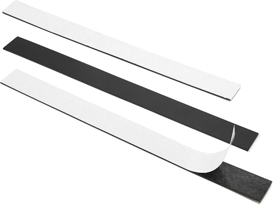 Rammos Magnetic Strips with Adhesive Backing 3 Pack Extra Strong and Heavy Duty by Rammos
