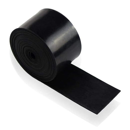 DOBTIM Thin Solid Neoprene Rubber Strips 1/16" Thick X 2" Wide X 110" Long by DOBTIM