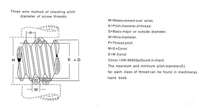 HHIP 4200-0241 48 Piece Thread Wire Measuring Set - Image 3