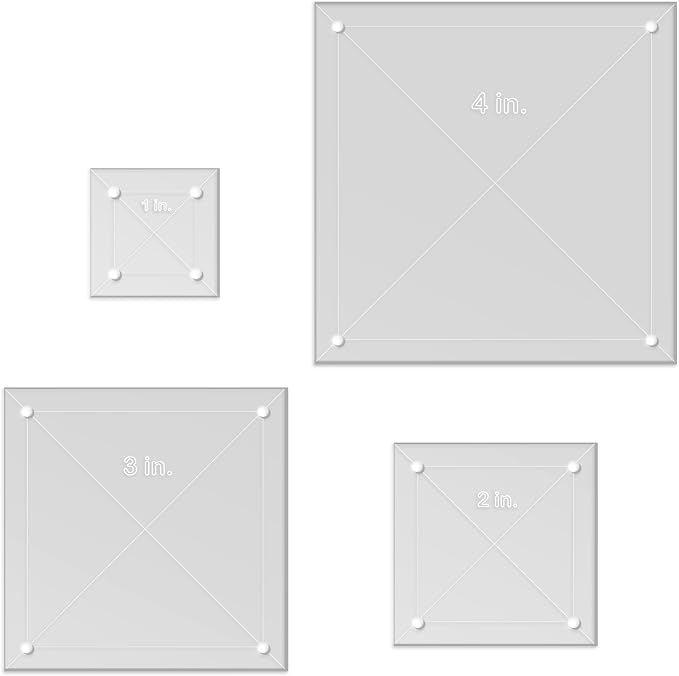Quilting Acrylic Template Set | Precision Tools - Image 2