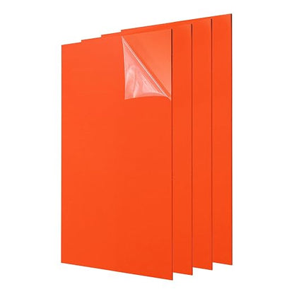 uxcell 4Pcs Acrylic Sheets 12x6 Inch Acrylic Panel 1/8 Inch-3mm Plastic Board by uxcell