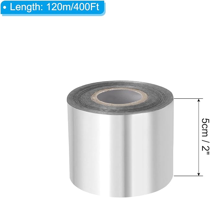 PATIKIL 2"x400Ft Hot Stamping Foil Paper, Heat Transfer Hot Stamping Paper Foil - Image 2