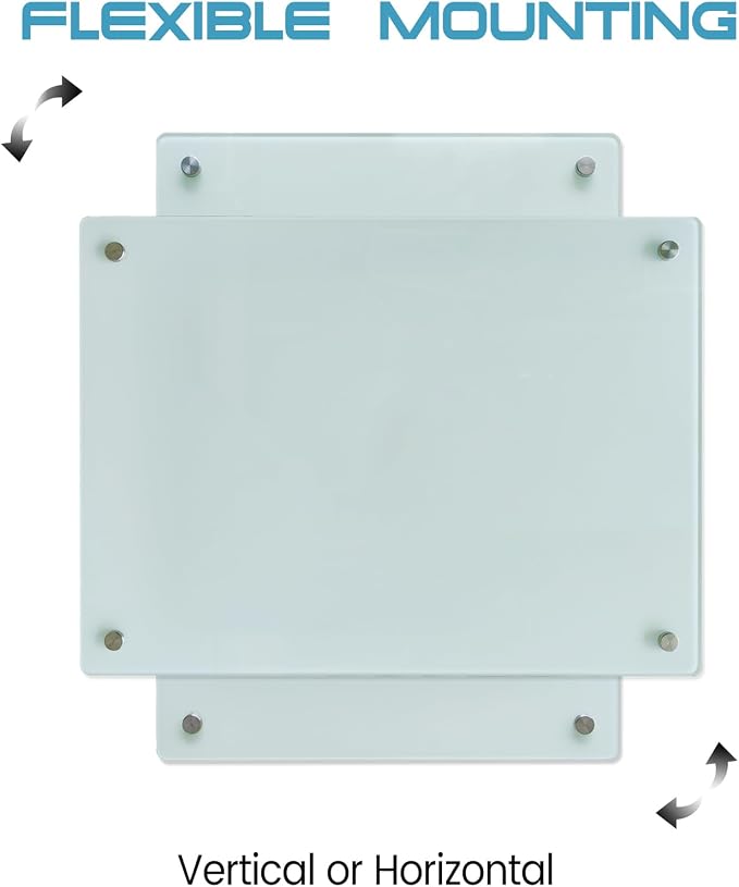 Magnetic Whiteboard Glass Writeboard 40"x60" Tempered Glass Dry Erase Board - Image 8