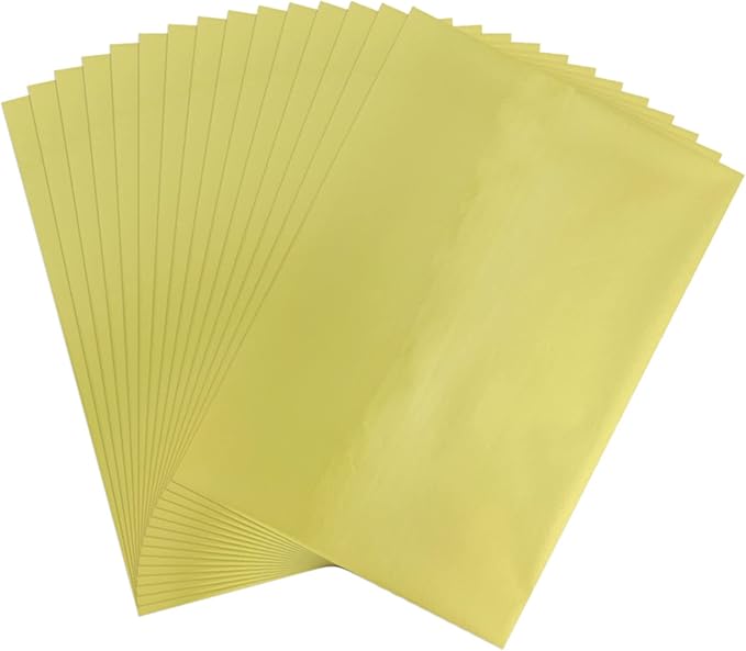 Briartw 20x29cm Hot Foil Paper 50 Sheets Pack Toner Reactive Foil Hot Stamping by Briartw