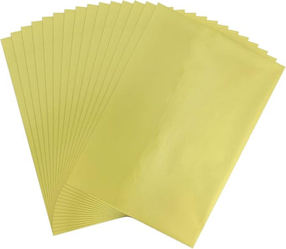 Briartw 20x29cm Hot Foil Paper 50 Sheets Pack Toner Reactive Foil Hot Stamping by Briartw